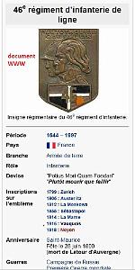 VAUQUOIS 46 EME R.I. 1